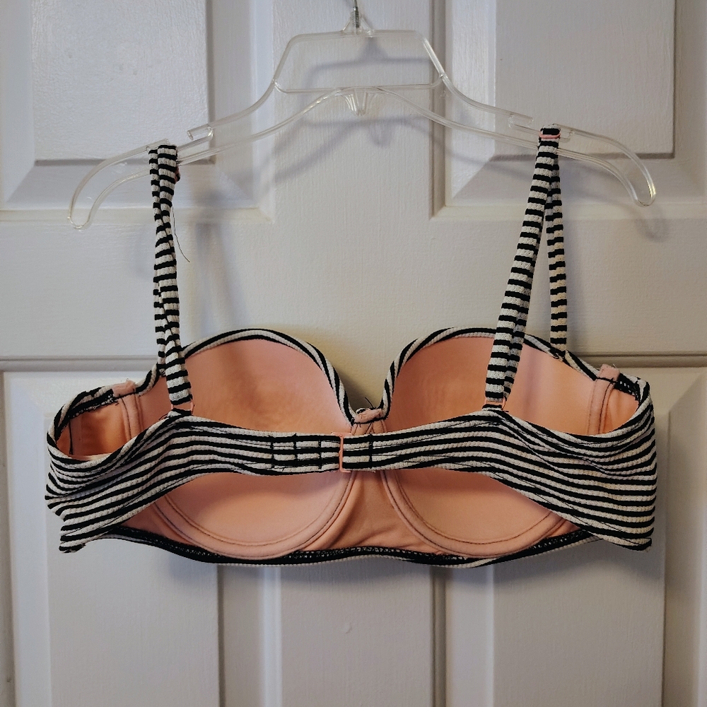 Striped Push Up Bikini Top - Picture 4 of 5
